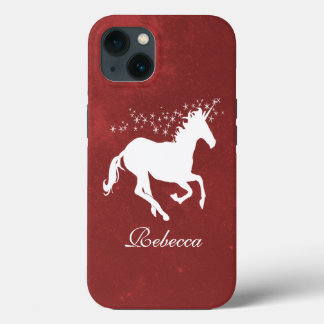 Red Unicorn Personlig Fodral-Mate iphone case