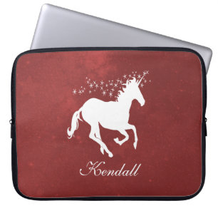 Red Unicorn Personlig Laptop sleeve