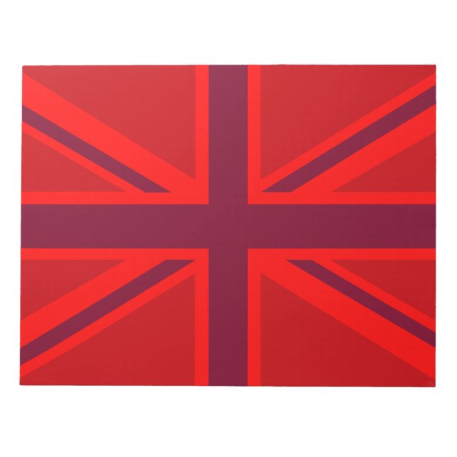 Red Union Jack Anteckningsblock (Framsida)