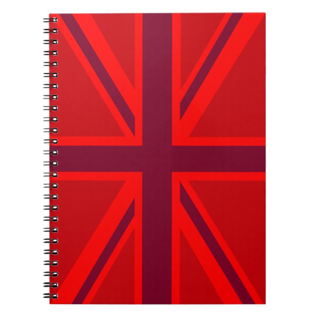 Red Union Jack Anteckningsbok (Framsidan)