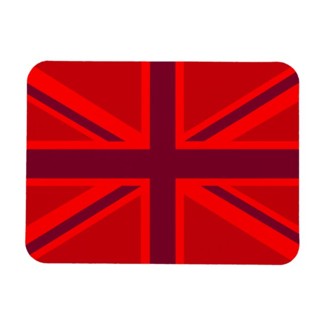 Red Union Jack Magnet (Horisontell)