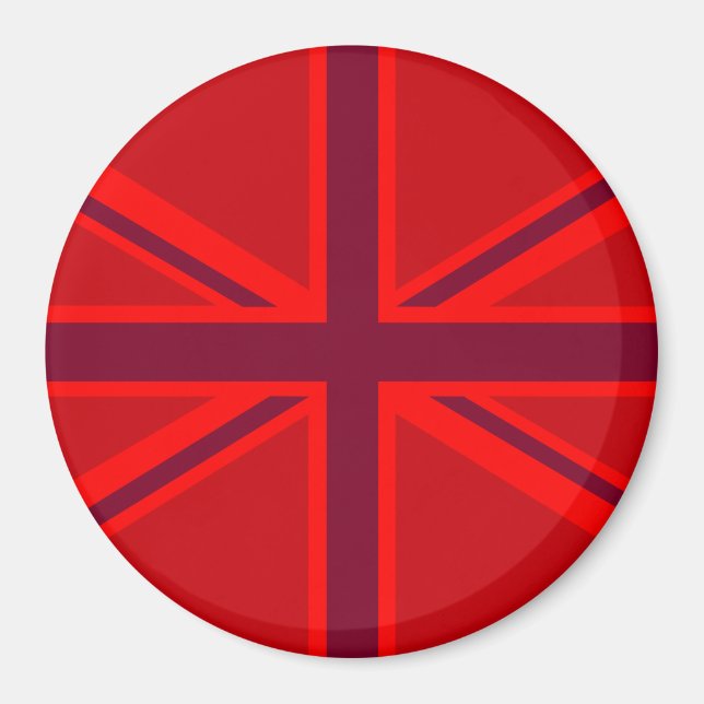 Red Union Jack Magnet (Framsidan)