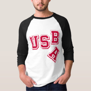 Red USA-USB - A Fallen Empire - Satirical Stil T Shirt