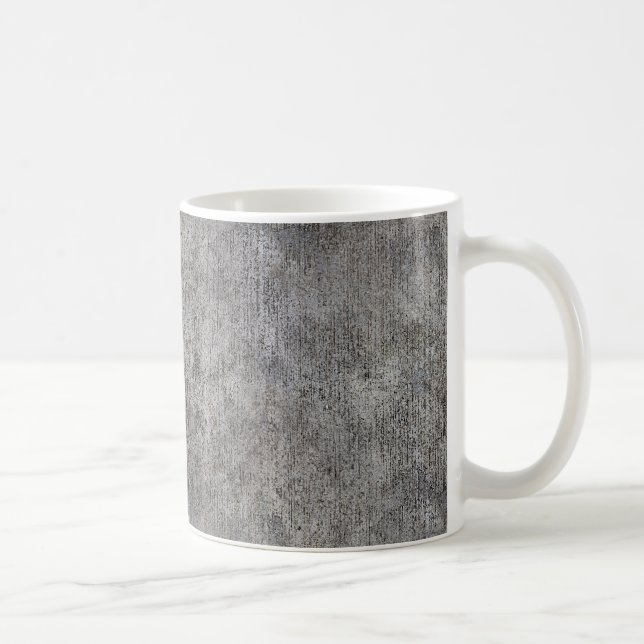 Red ut grå färg cementerar trottoaren kaffemugg (Höger)