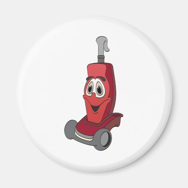 Red Vacuum Cleaner Magnet (Framsidan)