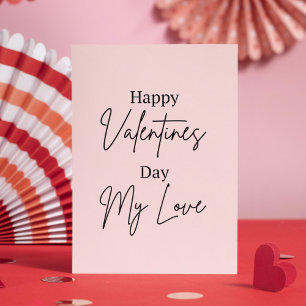 Red Valentine Day Anteckningskort