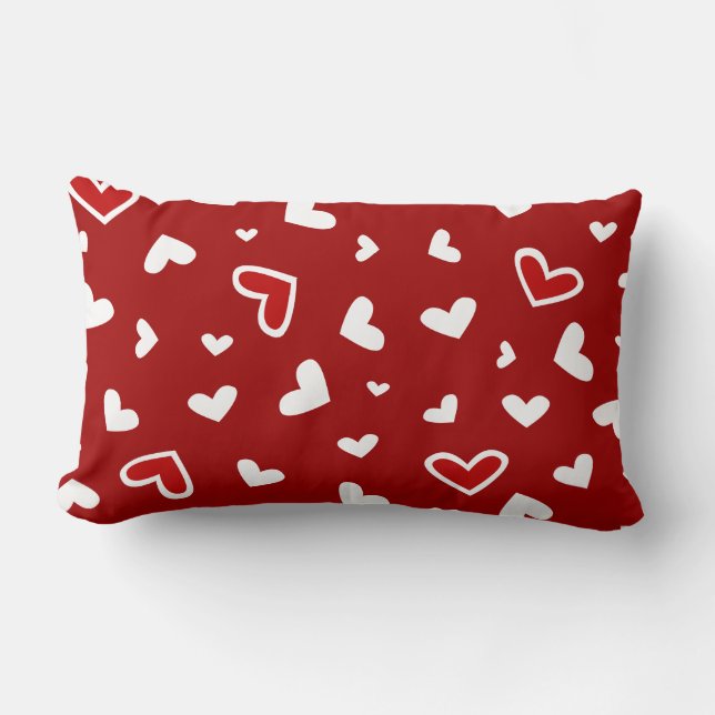 Red Valentine Pillow Lumbarkudde (Framsida)