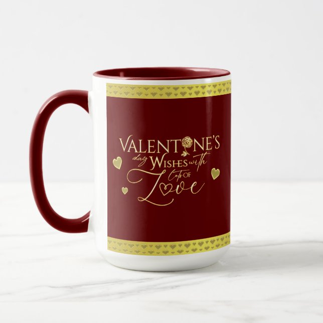 Red Valentine's Day Gifts Mugg (Vänster)