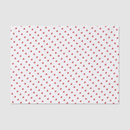 Red Valentines Day Heart Tissue Paper