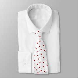 Red Valentines Hearts Mönster Slips