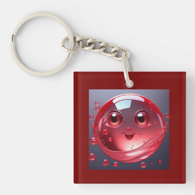 Red Vatten Bubble Emoji (Framsidan)