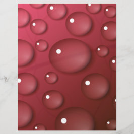 Red Vatten Drop Mönster