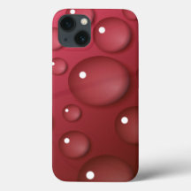 Red Vatten Drop Mönster