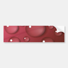 Red Vatten Drop Mönster Bildekal
