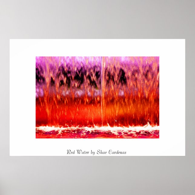 Red Vatten Poster (Framsidan)