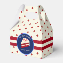 Red Velvet Cake Färg med segmentbild - lägg till t