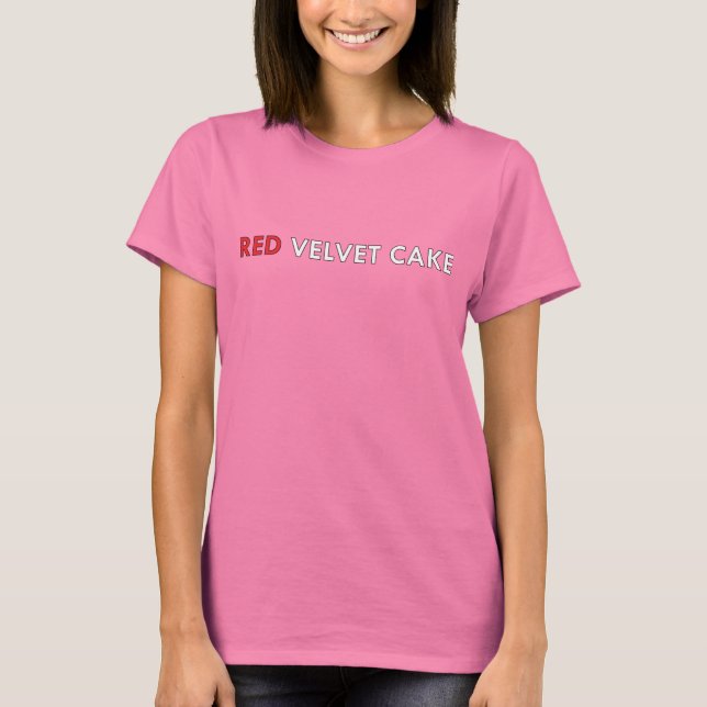 Red Velvet Cake t-shirt (Framsida)