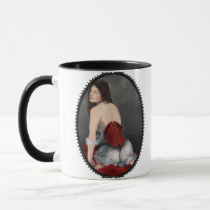 Red Velvet Corset Mugg