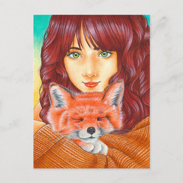 "Red Velvet" postcard Helg Vykort (Framsida)