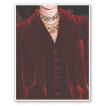 Red velvet Runway vintage royalty 90-tal kostym go