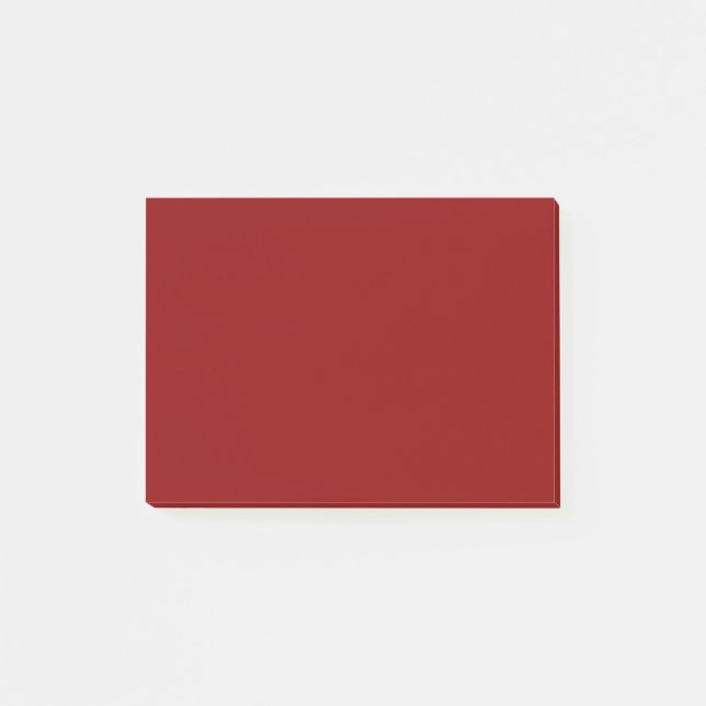 Red Velvet Solid Färg | Klassisk | ELEGANT Post-it Block (Framsida)