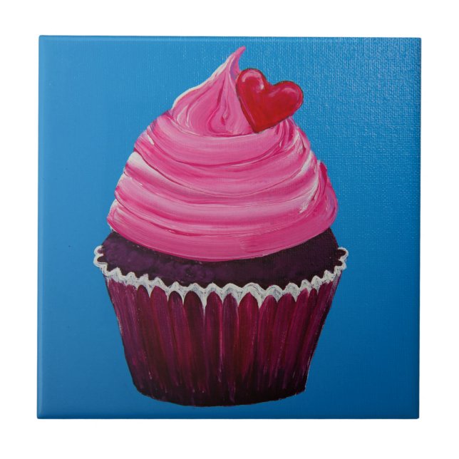 Red Velvet Twist Kakelplatta (Framsidan)