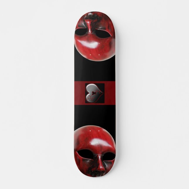 Red Venice Mask Skateboard (Framsida)