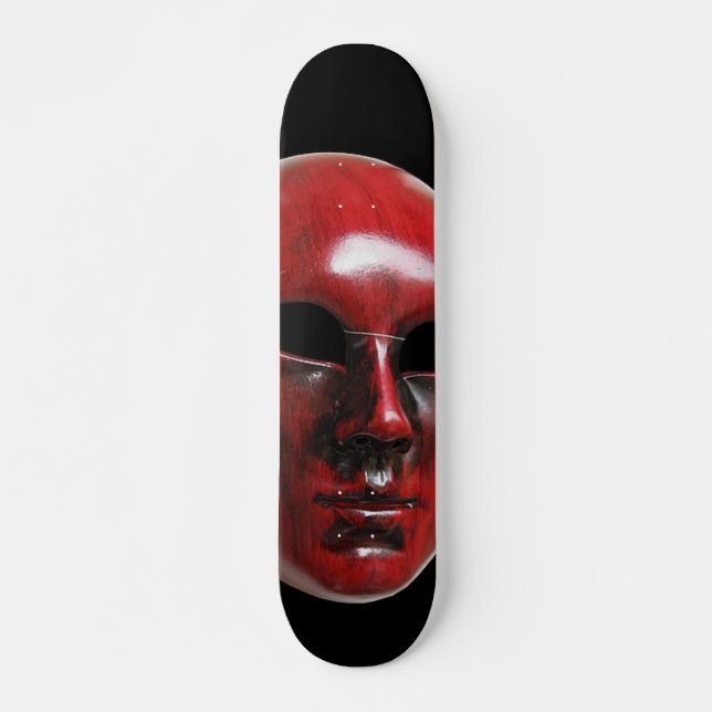 Red Venice Mask Skateboard (Framsida)