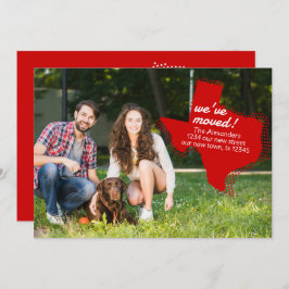 Red Vi har flyttat - Doged Texas Flytta Meddelande