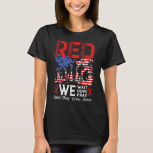 Red Vi väntar tills de Komar hem M T Shirt
