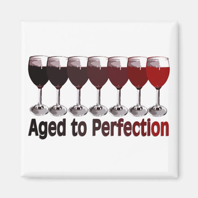 Red Vin Birthday Magnet (Framsidan)