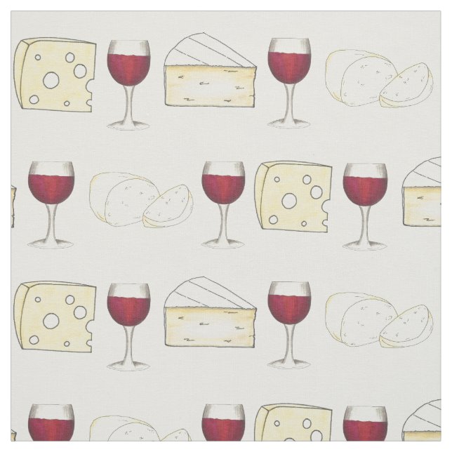 Red Vin Brie Swiss Mozzarella Cheese Taste Tyg (Provkarta)