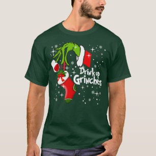 Red Vin Drink Up Grinches Nyj Jul T Shirt
