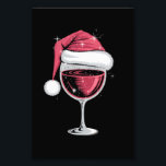 Red Vin Glass-jultomten Julafton Fototryck<br><div class="desc">Red Vin Glass jul - jultomten Julafton Santa</div>