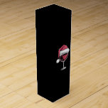 Red Vin Glass-jultomten Julafton Presentask För Vinflaska<br><div class="desc">Red Vin Glass jul - jultomten Julafton Santa</div>