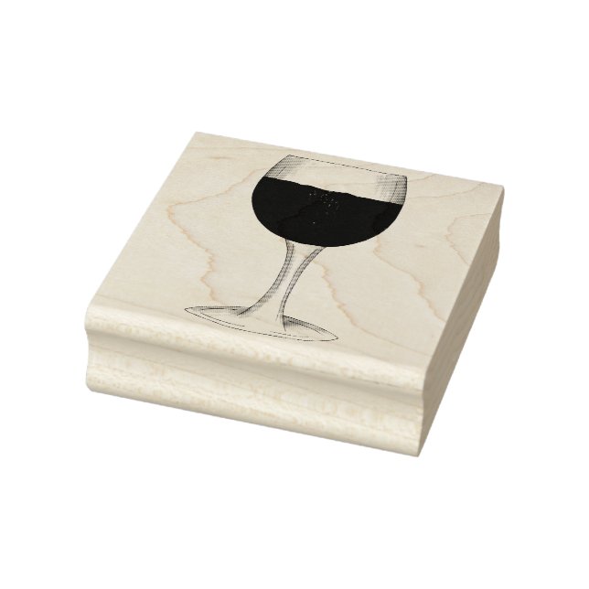 Red Vin Glass Merlot Cabernet Malbec Winery Stämpel (Stämpel)