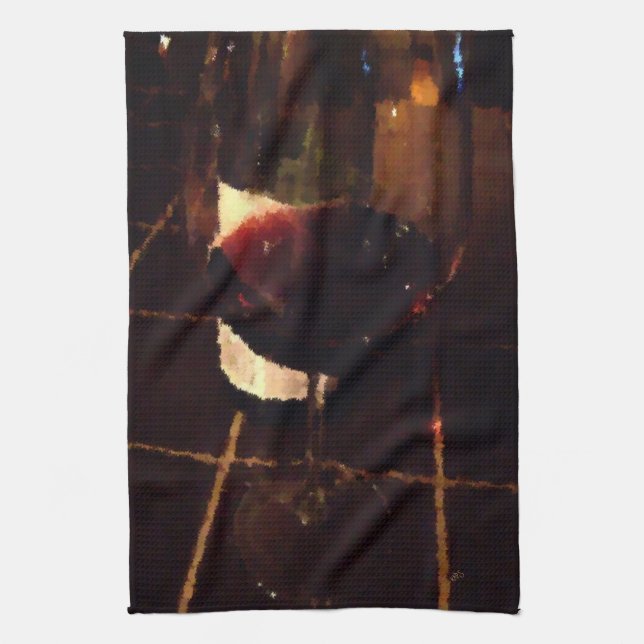 Red Vin Kökshandduk (Vertikal)