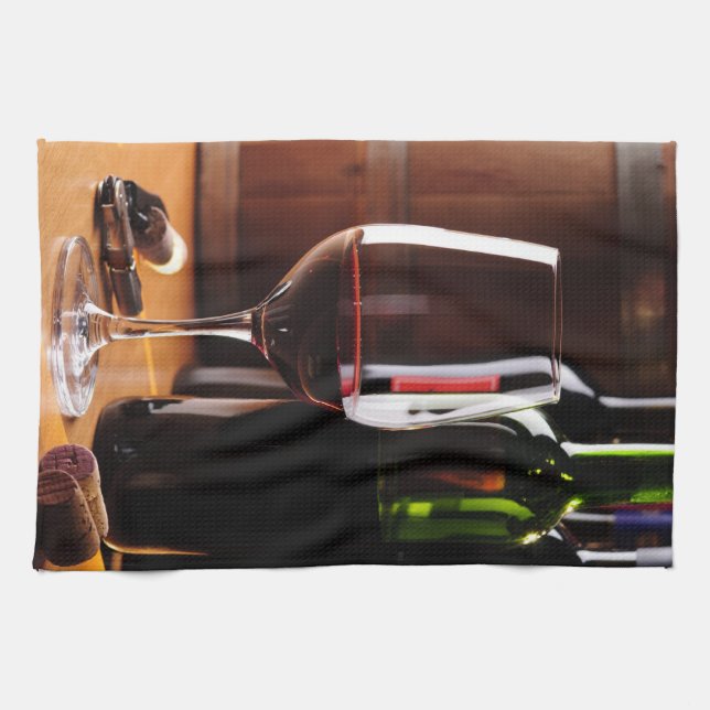 Red Vin Kökshandduk (Horisontell)