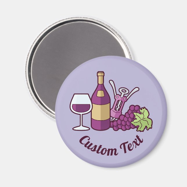 Red Vin Magnet (Front/Back)