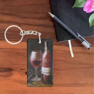 Red Vin Nyckelring