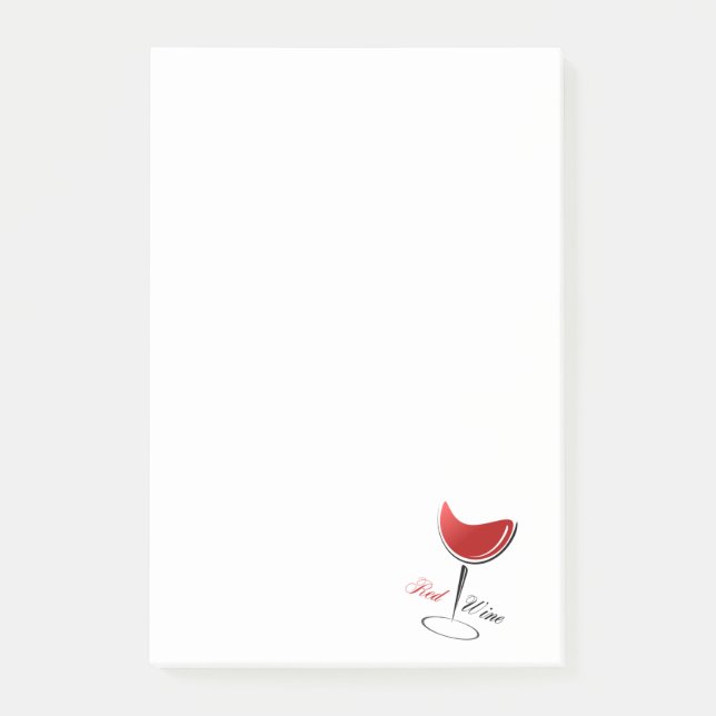 Red Vin Post-it Block (Framsida)