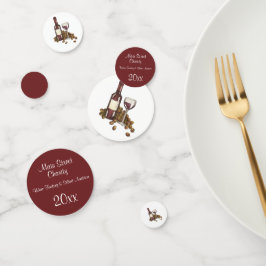 Red Vin Tasting Glass Flaska Grapes Charity Event 