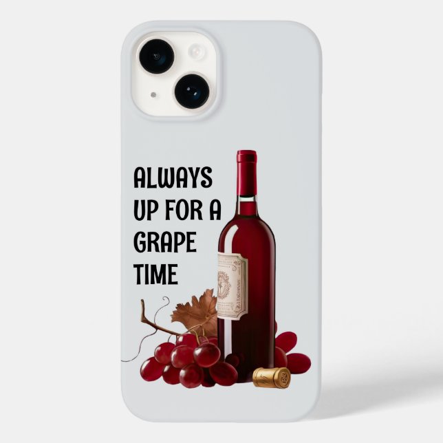 Red Vin Time Phone Case (Baksida)