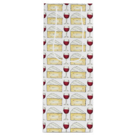 Red Vin Vin Glass and Brie Cheese Gift Bag
