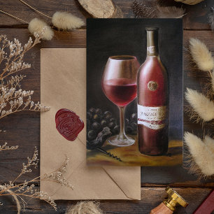 Red Vin Vykort