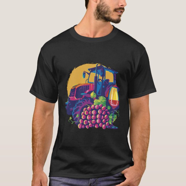 Red Vin Winemaker T Shirt (Framsida)