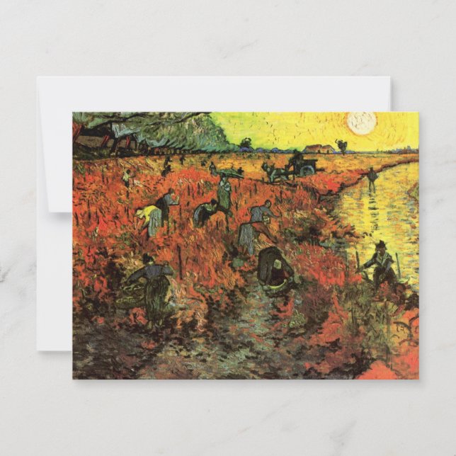 Red Vineyard av Vincent van Gogh (Framsida)