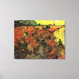 Red Vineyard av Vincent van Gogh. Canvastryck