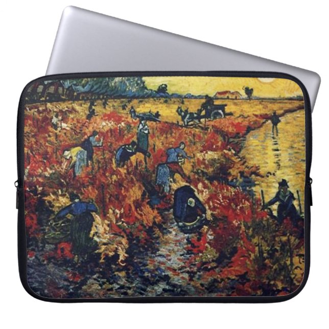Red Vineyard, Vincent van Gogh Laptop Fodral (Framsidan)
