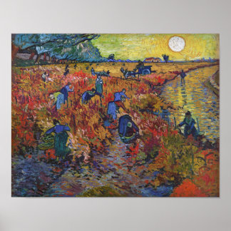 Red Vineyard | Vincent van Gogh | Poster